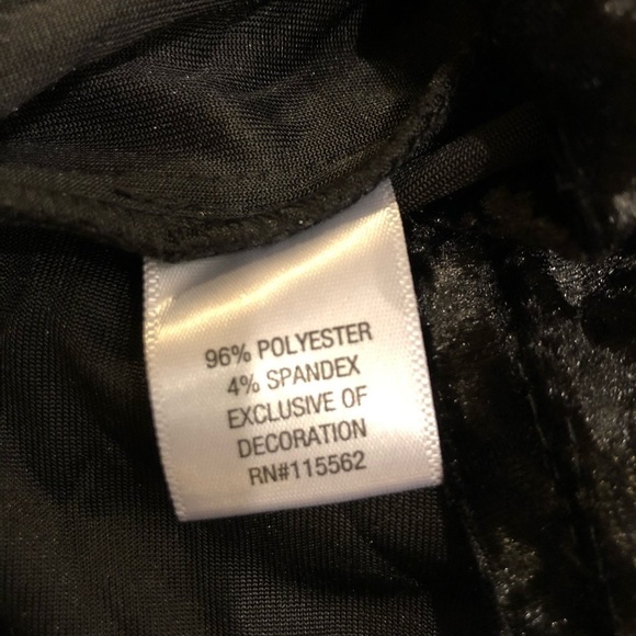 Disney Pixar Coco Black Velvet Cold Shoulder Dress - Picture 6 of 6